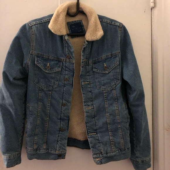 Zara mens sherpa jacket Clearance